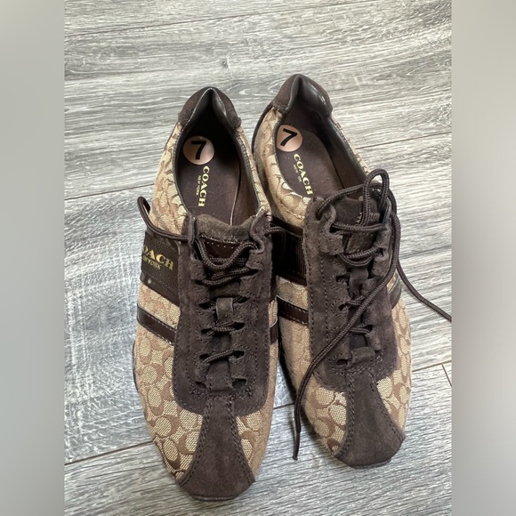 Coach Shoes - Brown Coach sneakers